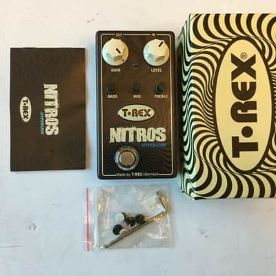 T-Rex Engineering Nitros Hyper Gain Metal Distortion Guitar Effect Pedal + Box image 1