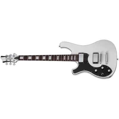 Schecter Stargazer-6 LH Left-Hand Electric Guitar Gloss White + Hard Case BRAND NEW image 2