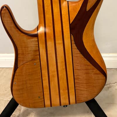 Acacia Matt Friedman Custom 6-String Electric Bass Guitar w/ late 90's - Hand Rubbed image 5