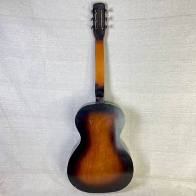 Oahu Hawaiian Guitar 1940s Sunburst Lap Steel Slide Acoustic Square Neck w/ Original Case image 7