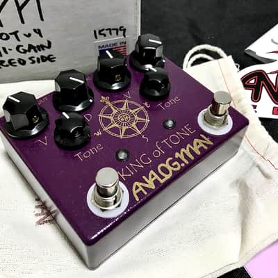 Analogman King of Tone V4 with Red Side High Gain (Brand new) image 5