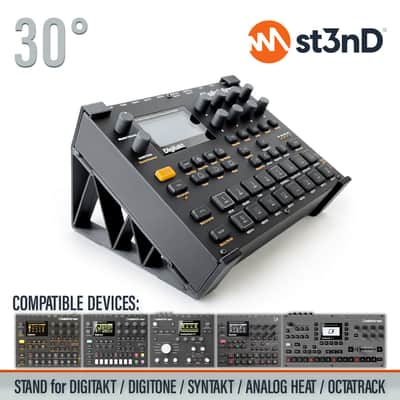 STAND for ELEKTRON Digitakt / Digitone / Syntakt / Analog Heat Mk1 & Mk2 / Octatrack Mk2 - 30°