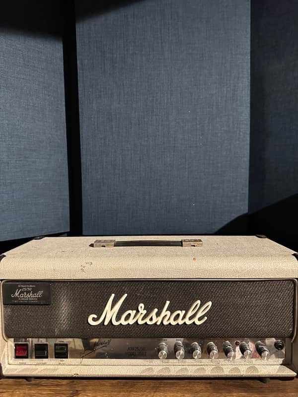 Marshall JCM25/50 2553 Silver Jubilee Head 1987 - Silver image 1