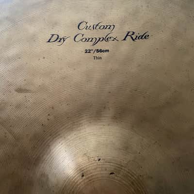 Immagine Zildjian 22“ K Custom Dry complex mk I thin ride cymbal 2086g - 2