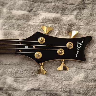 Dean Jeff Berlin Player Signature - Trans Brazilia Burst - 2010s - Dual Humbuckers - Active - 4-String Bass image 7
