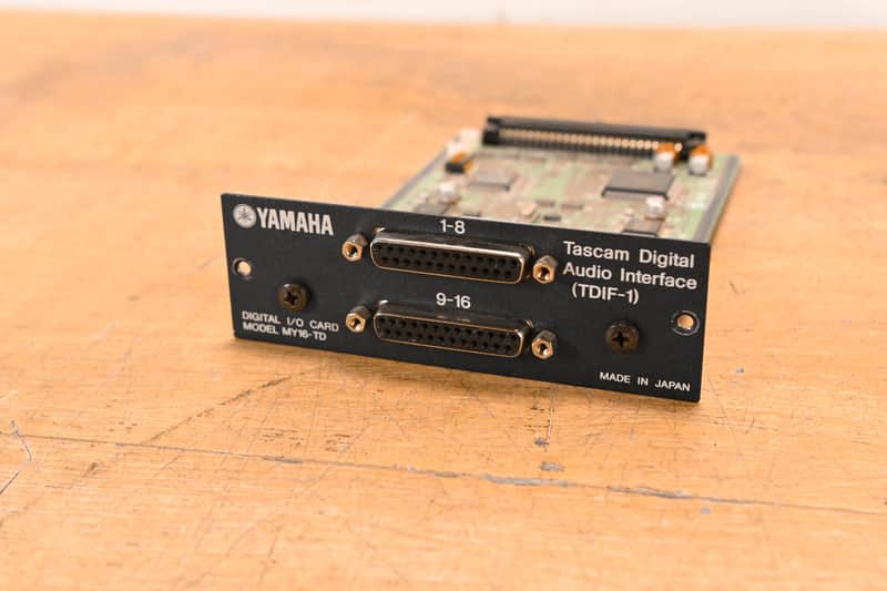 Yamaha MY16-TD TDIF Digital I/O Card for Yamaha Mixers CG01UMV image 1