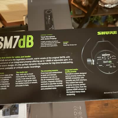 Shure SM7B Cardioid Dynamic Microphone (Never Used) image 2