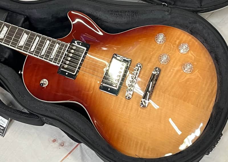 Epiphone Les Paul Modern Figured Caffe Latte Fade New Unplayed w/ Epi Lite Case Auth Dealer 7lb 14oz image 1