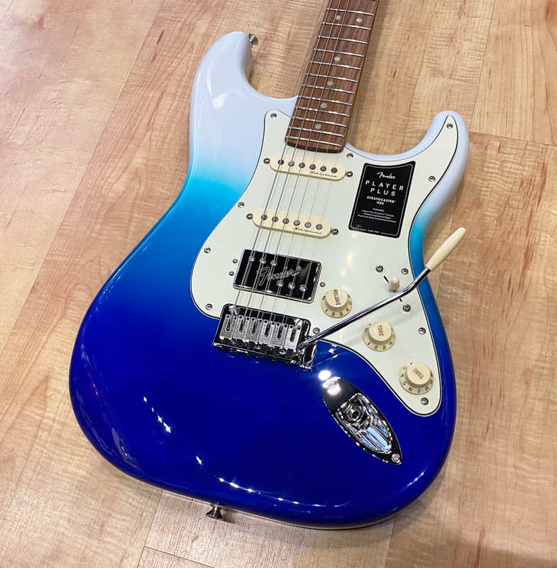 Fender Player Plus Stratocaster HSS 2021 Belair Blue Electric Guitar image 1