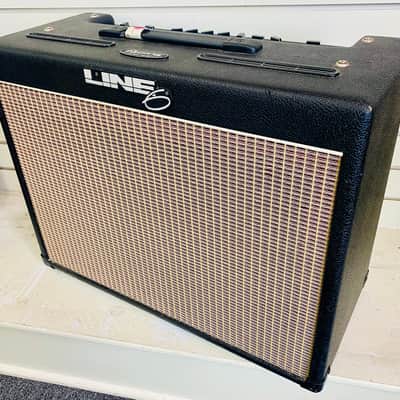 Line 6 Flextone Plus 60-Watt 1x12" Digital Modeling Guitar Combo 1998 - 2000 - Black image 3