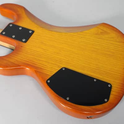 1995 G&L L-5500 Transparent Amber 5-String Active Bass w/HSC image 11
