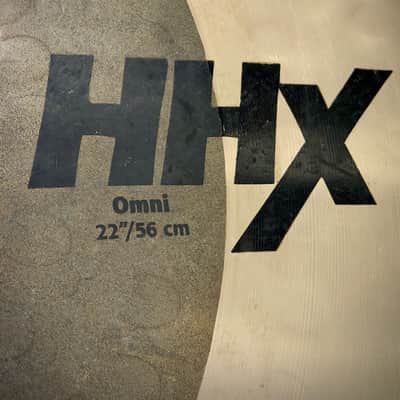 Sabian 22" HHX Omni Crash Ride Cymbal Lathed Edge/Un-lathed Bow and Bell (Jojo Mayer) image 2