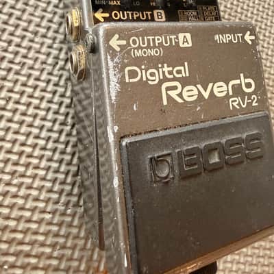 Boss RV-2 Digital Reverb (Dark Gray Label) 1987 - 1989 - Gray image 1