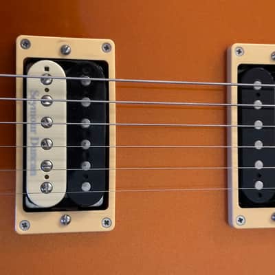 Grosh Guitars Flat Top Custom 2008 - Metallic Candy Tangerine image 4