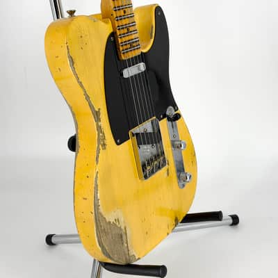 2019 Fender Custom Shop ’52 Heavy Relic Telecaster – Butterscotch Blonde image 5