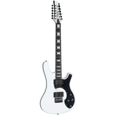 Schecter Stargazer 12-String Electric Guitar, Gloss White image 2