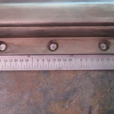 AGED Vibrola Tailpiece Nickel SHORT fits Gibson Firebird Flying V SG RELIC image 10