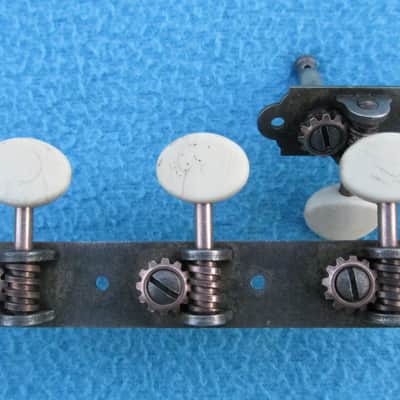 Vintage 1959 Kay Catalina K6868 TUNERS TUNING PEGS-BRASS Posts Pegs-3x3 Kay STYLE LEADER image 6