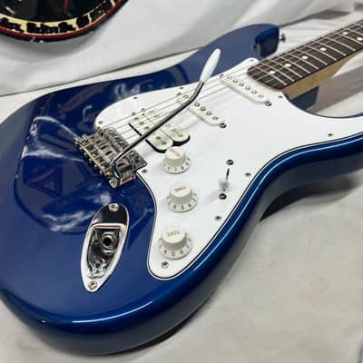 Fender Standard Stratocaster strat HSS Electric Guitar MIM - Made in Mexico- Electron Blue image 17