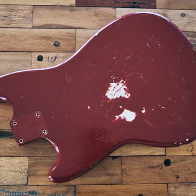 Fender Mustang Guitar with Rosewood Fretboard 1966 - Dakota Red image 21