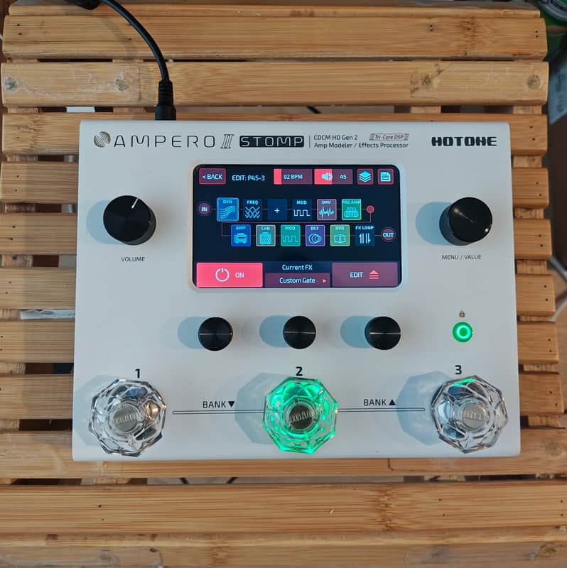Hotone MP-300 Ampero II Stomp Amp Modeler / Effects Processor 2021 - Present - White image 1