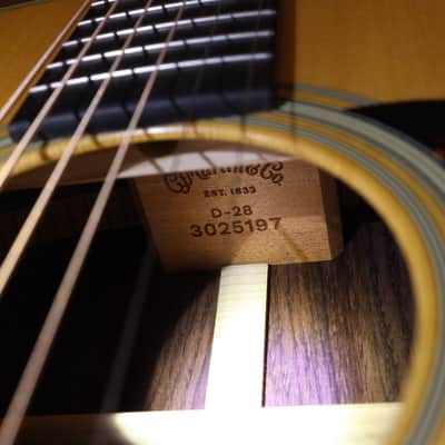 Martin D-28 Satin Standard Series Acoustic Guitar - Satin Natural Aging Toner 5197 image 15