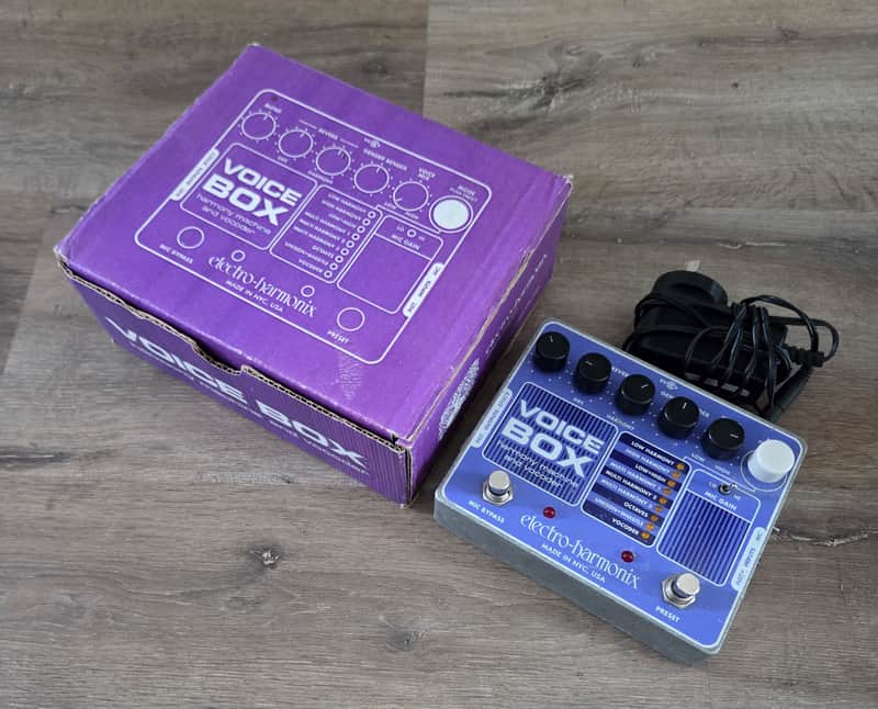 Electro-Harmonix EHX Voice Box Vocal Harmony Machine Vocoder Pedal w/box image 1