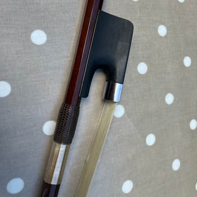 Double Bass French Bow- New Hair - Great Condition - Lovely Clear Articulate image 5