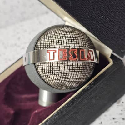Rare 50" Vintage Microphone 》Tesla 516450 》called "EGG" image 2