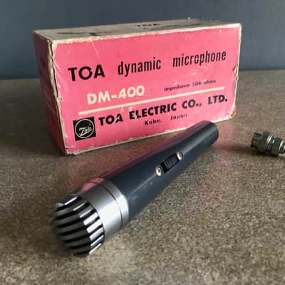Vintage Toa  DM-400 dynamic microphone, Japan 1965 image 2