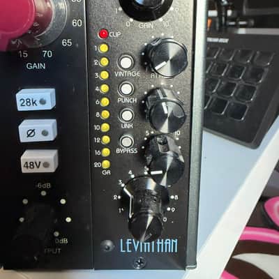 Atlas Pro Audio Leviathan 500 Series Optical Compressor Module 2010s Black image 2