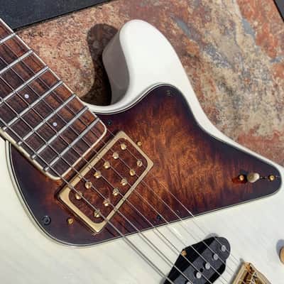 Mirabella Guitars Jette-KR-72 w/ "The Tree" Neck (Rare Quilted Mahogany) New (Authorized Dealer) image 6