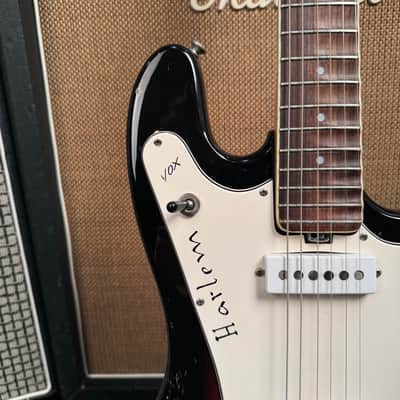1966 Vox Harlem V244 3-Color Sunburst Factory Scalloped Neck image 6
