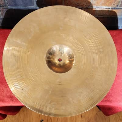 Vintage '70s/'80s Zildjian 21" A. Zildjian & Cie Constantinople Ride Cymbal image 4