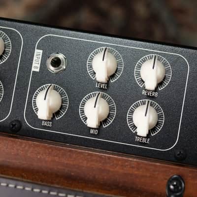 Taylor Circa 74, 2-Channel Acoustic/Vocal Amplifier with Mahogany Amp Stand - Factory Used image 13