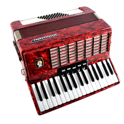 TOP Quality, German Made Piano Accordion Weltmeister Stella 48 bass, 5 switches+Original Hard Case&Shoulder Straps - Accordian, Fisarmonica image 10