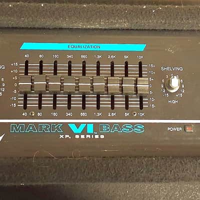 Peavey MARK VI BASS AMP HEAD AND 115 BX CABINET COMBO Mid 90's - Black carpeting image 4