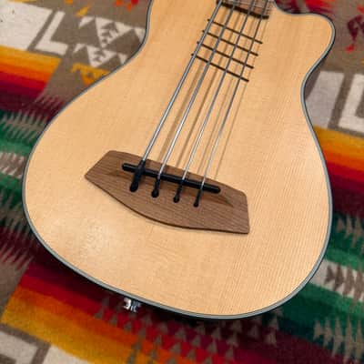 Kala SSMHG-C-HH FS Fretted Hutch Hutchinson Signature U-Bass with Bag 2010s - Polyurethane Natural image 4