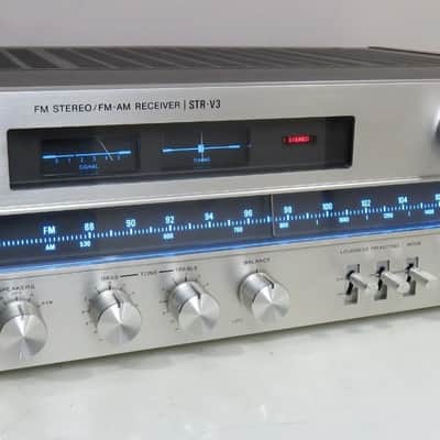 SONY STR-V3 AM/FM STEREO RECEIVER FULLY SERVICED RECAPPED + LED'S image 1