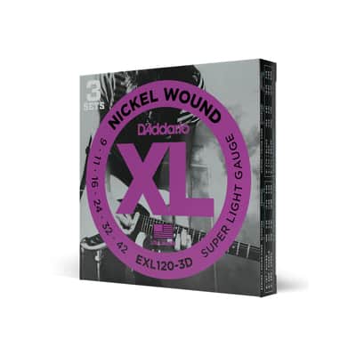 DAddario EXL120-3D Electric 3 Sets image 2