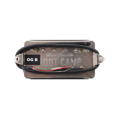 Bare Knuckle Boot Camp Humbucker Old Guard Bridge Pickup 53mm Zebra image 2