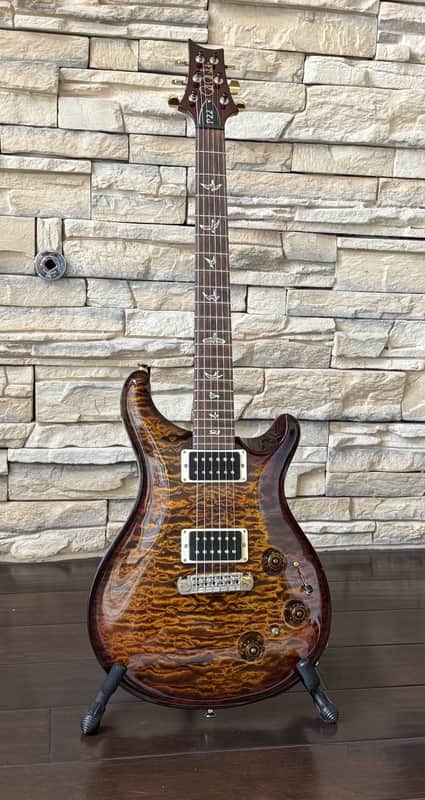 PRS P22 / Custom 22 Piezo Stoptail 10-Top 2012 - 2016 - Black Gold Burst image 1