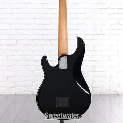 Ernie Ball Music Man StingRay Special 5 HH Bass Guitar - Black with Maple Fingerboard (SRaySp5HHBlkd1) image 1
