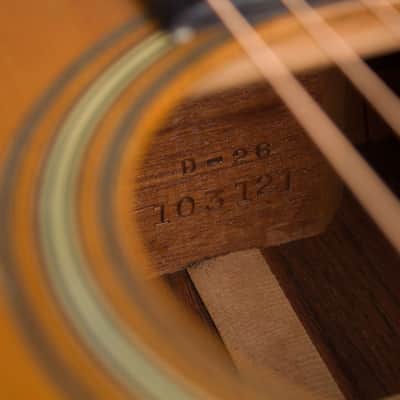 C. F. Martin D-28 Flat Top Acoustic Guitar (1947), ser. #103121, black tolex hard shell case. image 12