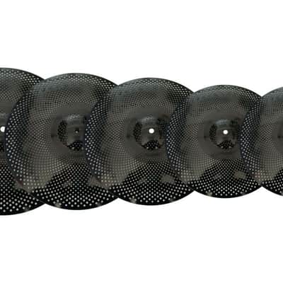 Low Volume Cymbal Quiet Tone Cymbal Set 14"hihat16"crash18"crash20"ride with bags Black Color image 3