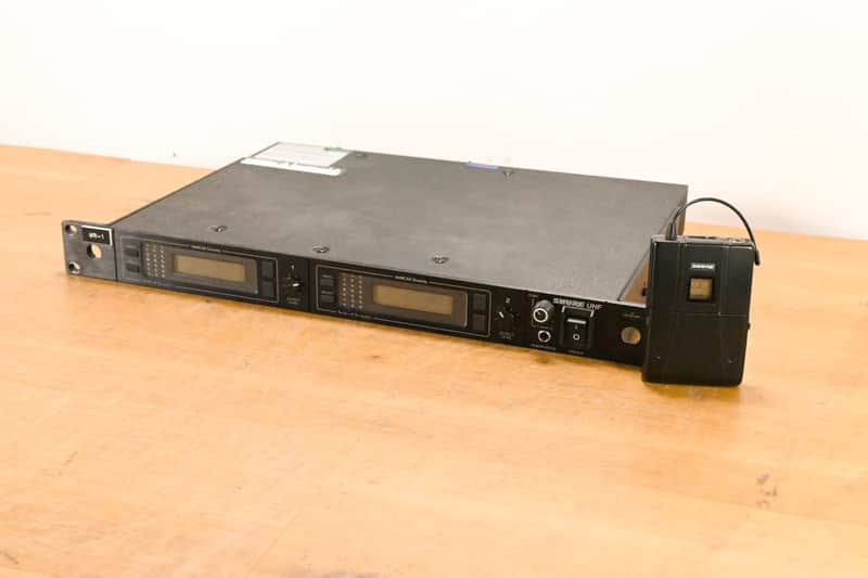 Shure U4D-J4 Dual-Channel Wireless Receiver with U1 Bodypack - J4 Band CG01YG6 image 1