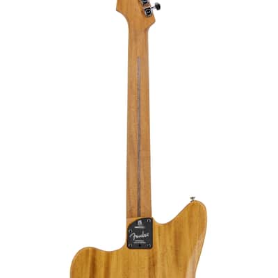 Fender American Acoustasonic Jazzmaster Acoustic Guitar w/bag, Ebony FB, Natural, US233XXXX image 7