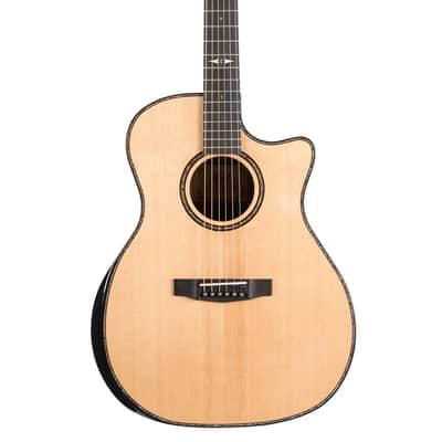 Cort GAPFBEVELNAT Grand Regal Bevel Cut Spruce Top Mahogany Neck 6-String Acoustic-Electric Guitar image 3