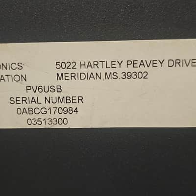 Peavey  Pv6 usb image 4