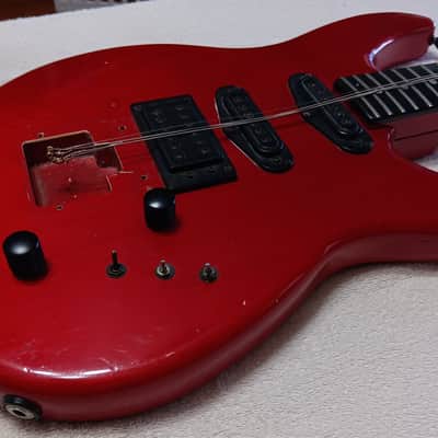 Peavey Inpact 1/no Kahler Tremolo 1985-1987 - Transparent Red image 3